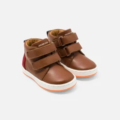 Baby boy smooth leather sneakers