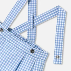 Baby boy bloomer in gingham