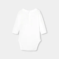 Baby boy bodysuit with collar