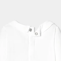 Baby boy bodysuit with collar