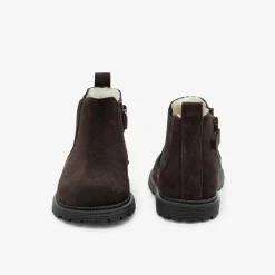 Baby boy Chelsea boots with fur