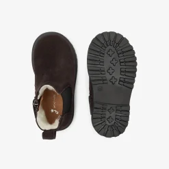 Baby boy Chelsea boots with fur