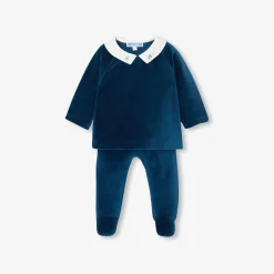 Baby boy comfort set in velvet