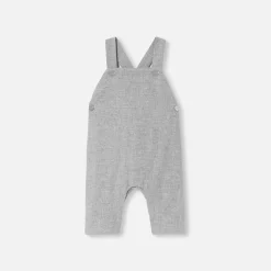 Baby boy flannel overalls