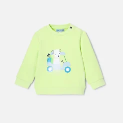 Baby boy fleece sweatshirt