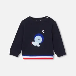 Baby boy fleece sweatshirt