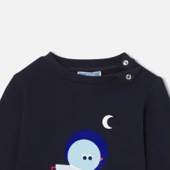 Baby boy fleece sweatshirt