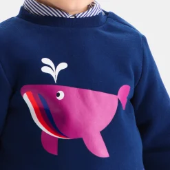 Baby boy fleece sweatshirt