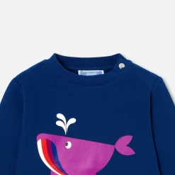 Baby boy fleece sweatshirt