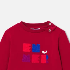 Baby boy fleece sweatshirt