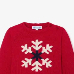 Baby boy intarsia snowflake sweater