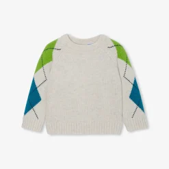 Baby boy jacquard sweater