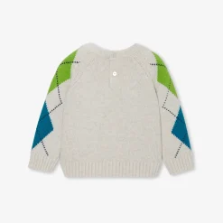 Baby boy jacquard sweater