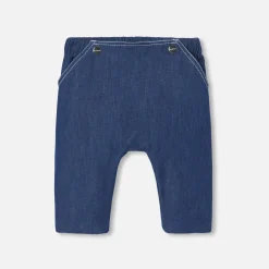 Baby boy jeans in lightweight canvas