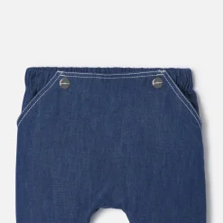 Baby boy jeans in lightweight canvas