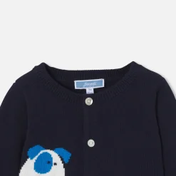 Baby boy jersey cardigan