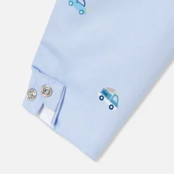 Baby boy jumpsuit in Oxford