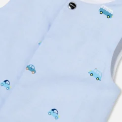 Baby boy jumpsuit in Oxford