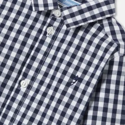 Baby boy plaid shirt