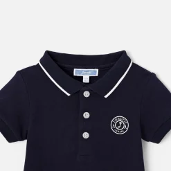 Baby boy polo bodysuit