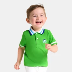 Baby boy polo shirt in cotton piqué