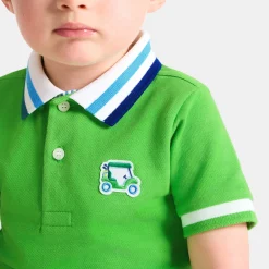 Baby boy polo shirt in cotton piqué