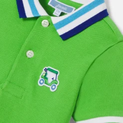 Baby boy polo shirt in cotton piqué