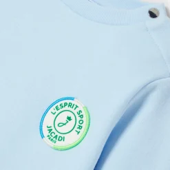 Baby boy sweatshirt in interlock