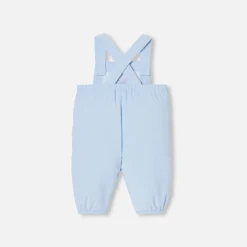 Baby boy velour overalls