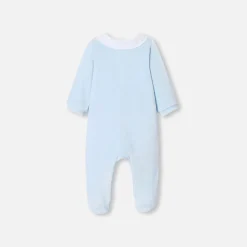 Baby boy velvet pajamas