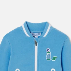 Baby boy zip-up sweatshirt