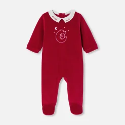 Baby Christmas velvet pajamas