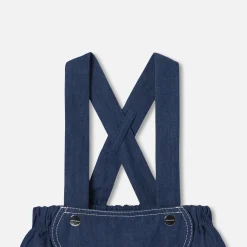 Baby girl bloomer in lightweight denim