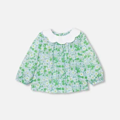 Baby girl blouse in Liberty fabric