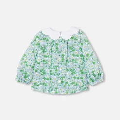 Baby girl blouse in Liberty fabric
