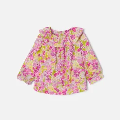 Baby girl blouse in Liberty fabric