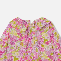 Baby girl blouse in Liberty fabric