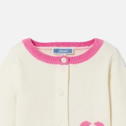 Baby girl cardigan in jersey