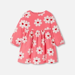 Baby girl dress in milleraies velvet