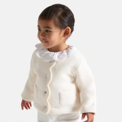 Baby girl fleece cardigan