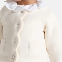 Baby girl fleece cardigan