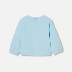 Baby girl fleece sweatshirt