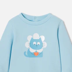 Baby girl fleece sweatshirt