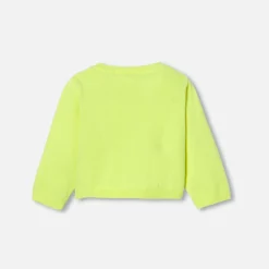 Baby girl jersey cardigan