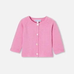 Baby girl jersey cardigan