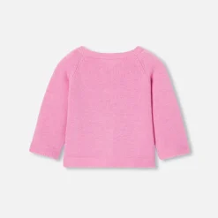 Baby girl jersey cardigan