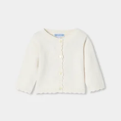 Baby girl jersey cardigan