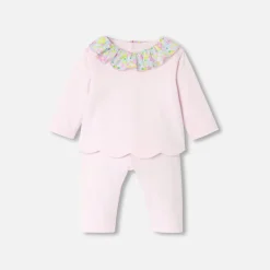 Baby girl jersey comfort set