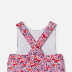 Baby girl jumpsuit in Liberty fabric
