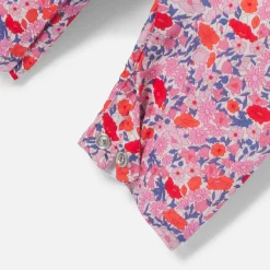 Baby girl jumpsuit in Liberty fabric